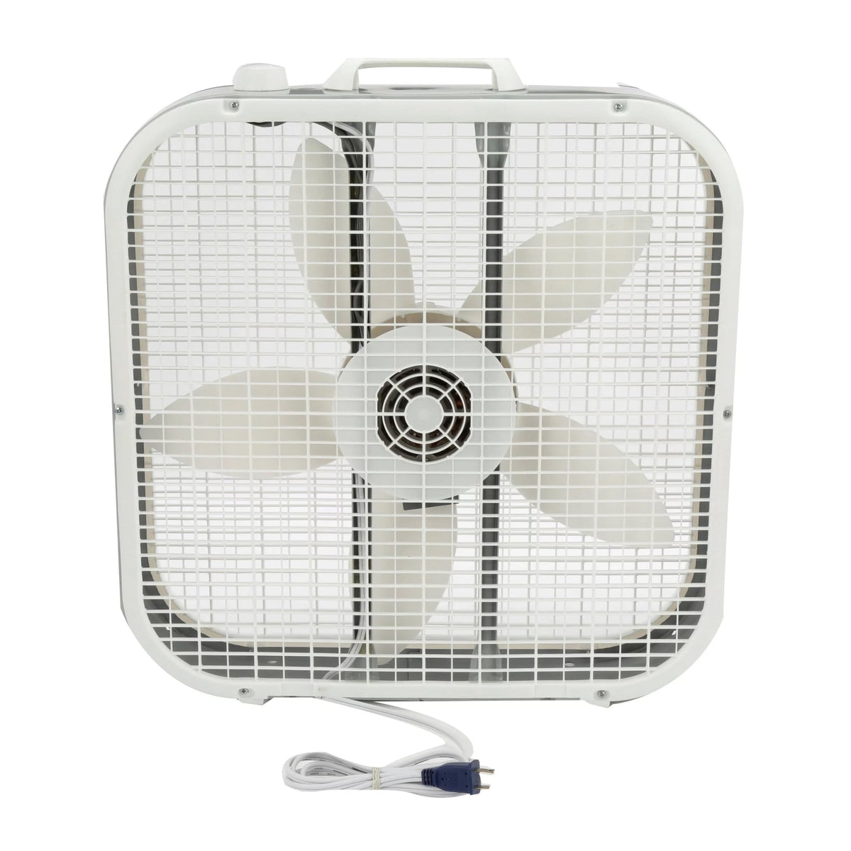 20" Classic Box Fan, 3 Speeds, White E46898