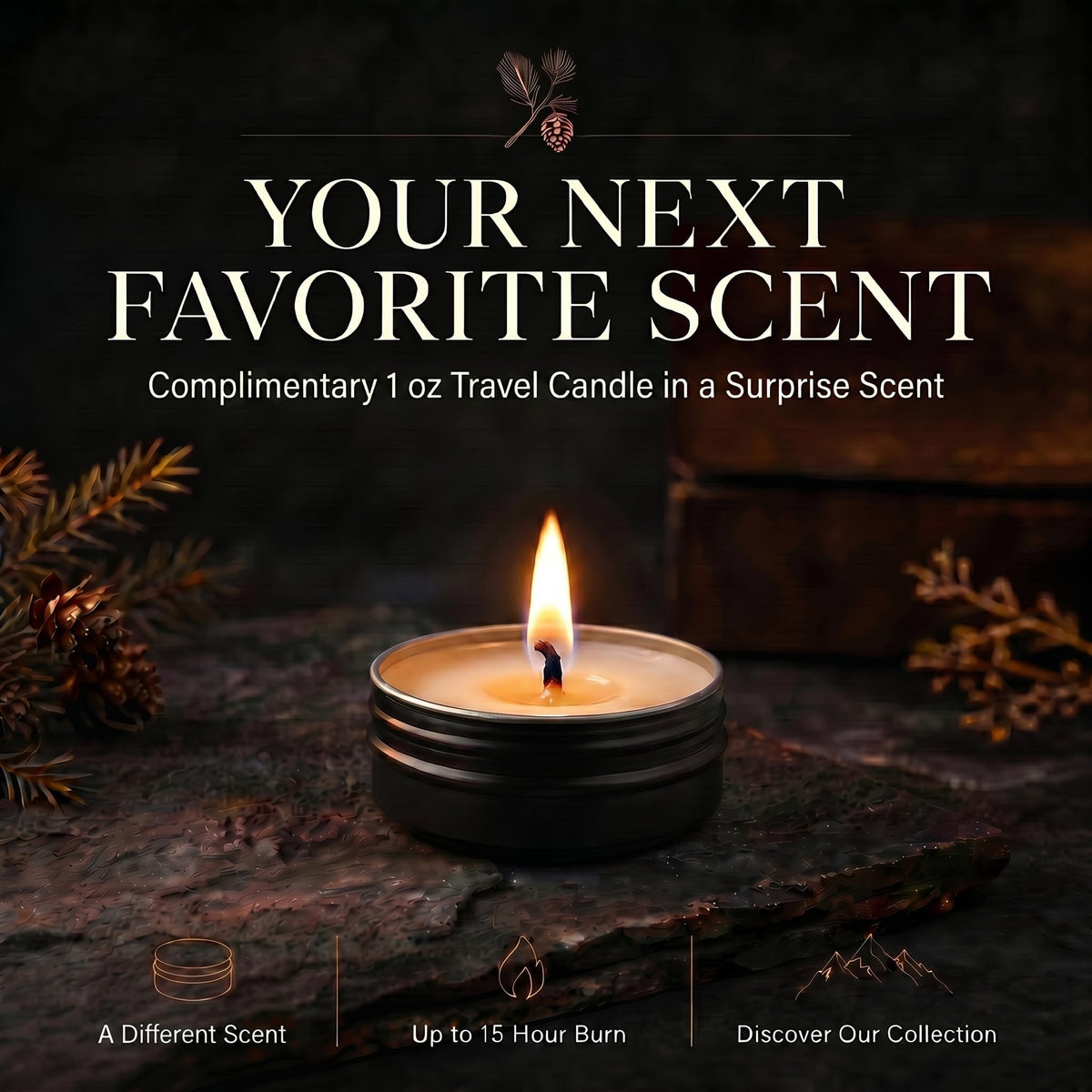 Scented Candle 16 oz Pack of 2 V917