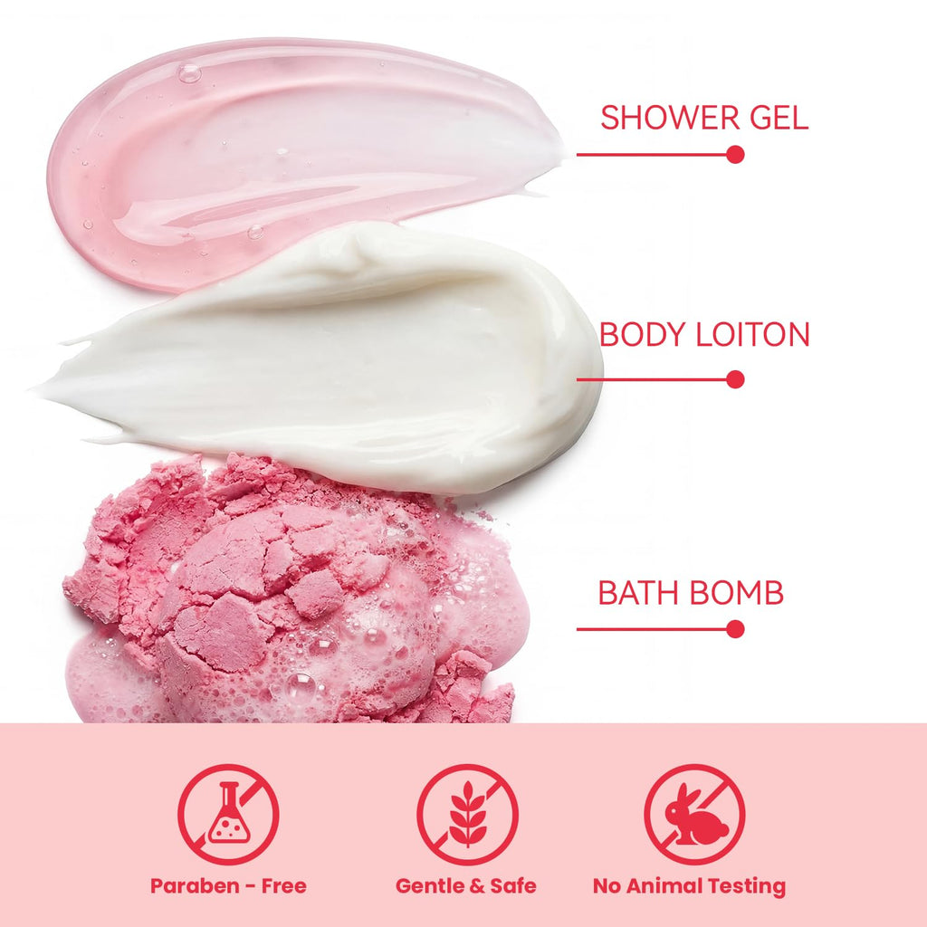 8 Pcs Rose Spa Gift Set K1424