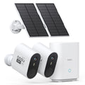 3K/5MP Solar Security Cameras Wireless Outdoor System, 2-Cam-Kit S5636