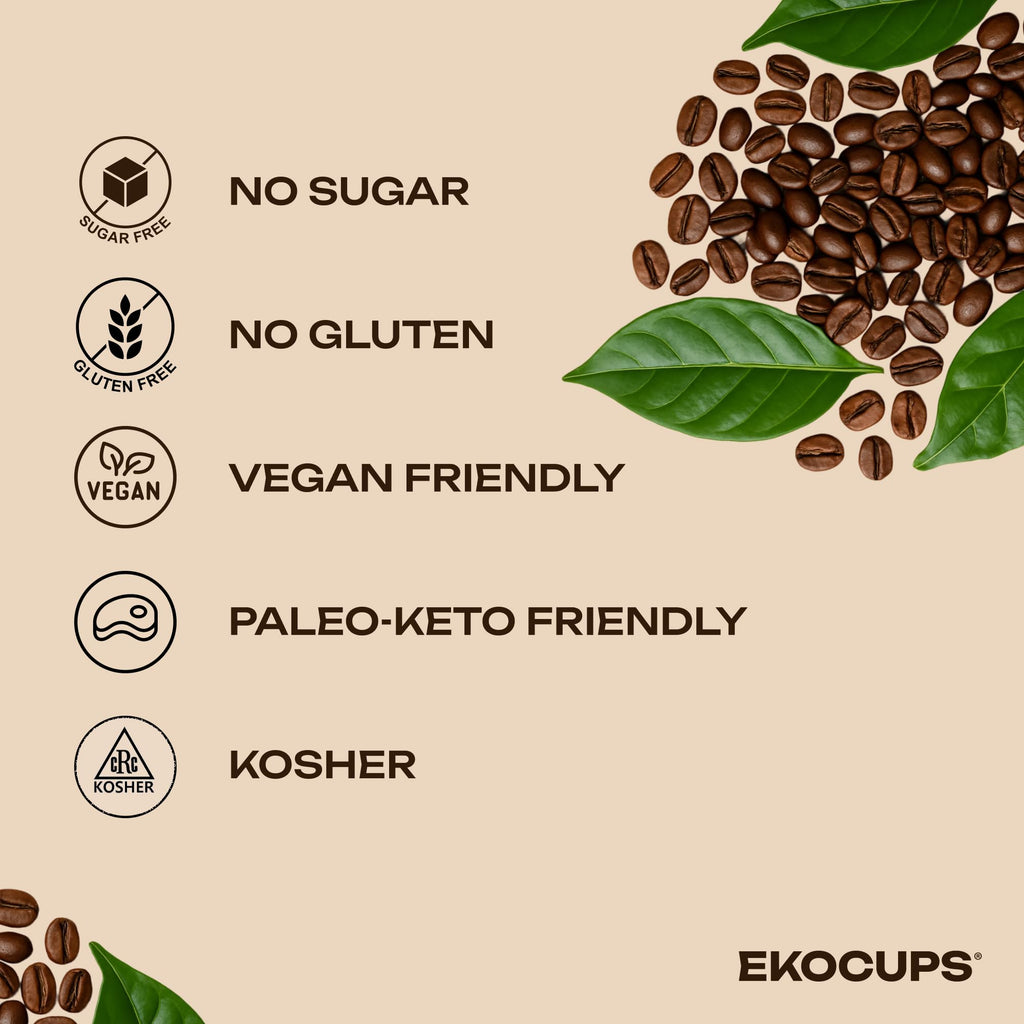 Organic Dark Roast Coffee Pods, 40 Recyclable Capsules E939
