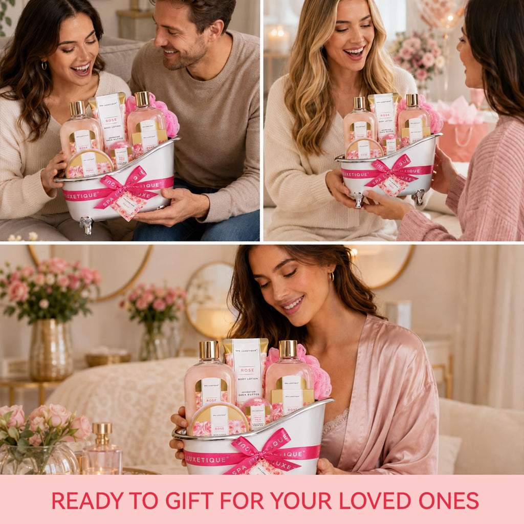 8 Pcs Rose Spa Gift Set K1424