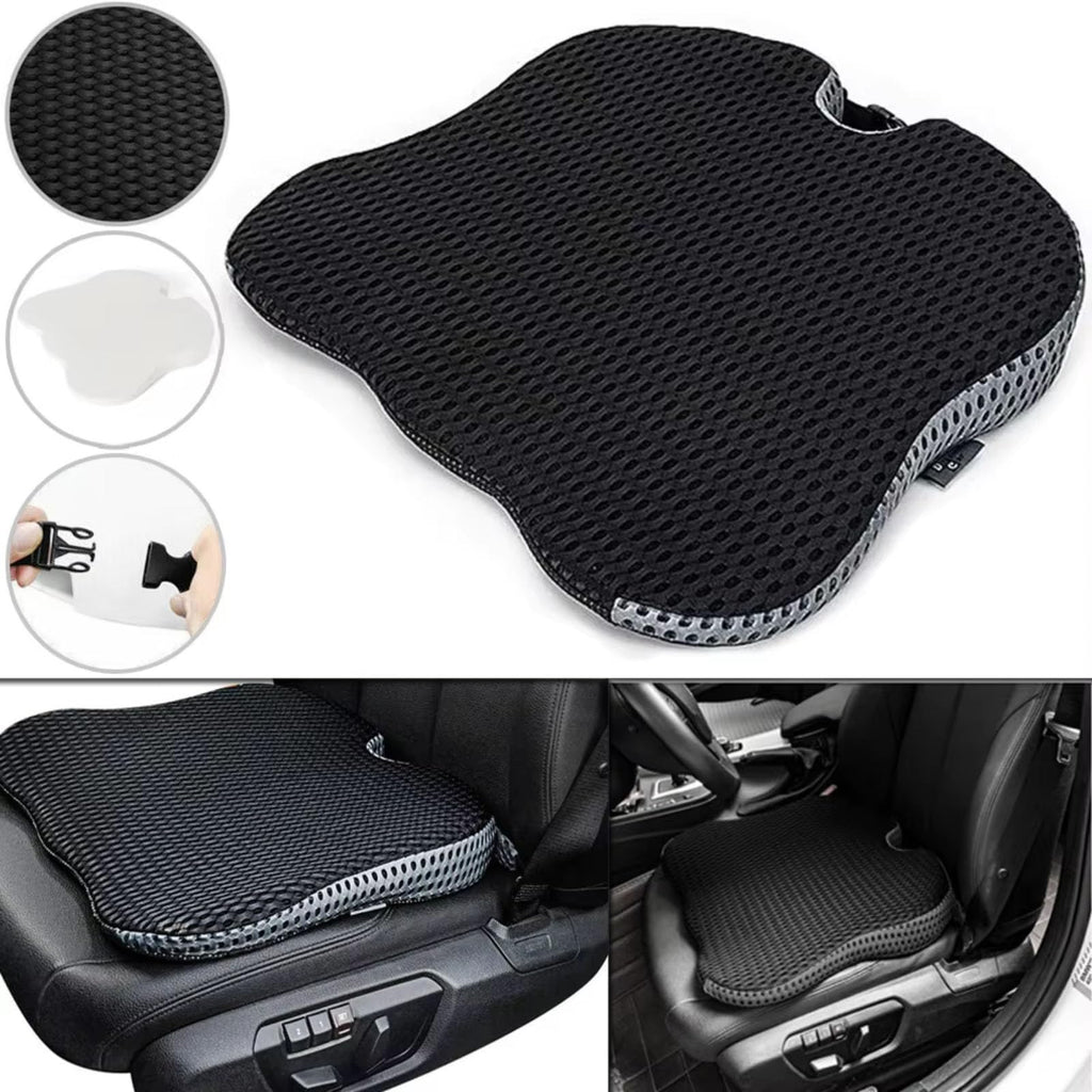 Black Memory Foam Car Seat Booster Cushion A4740