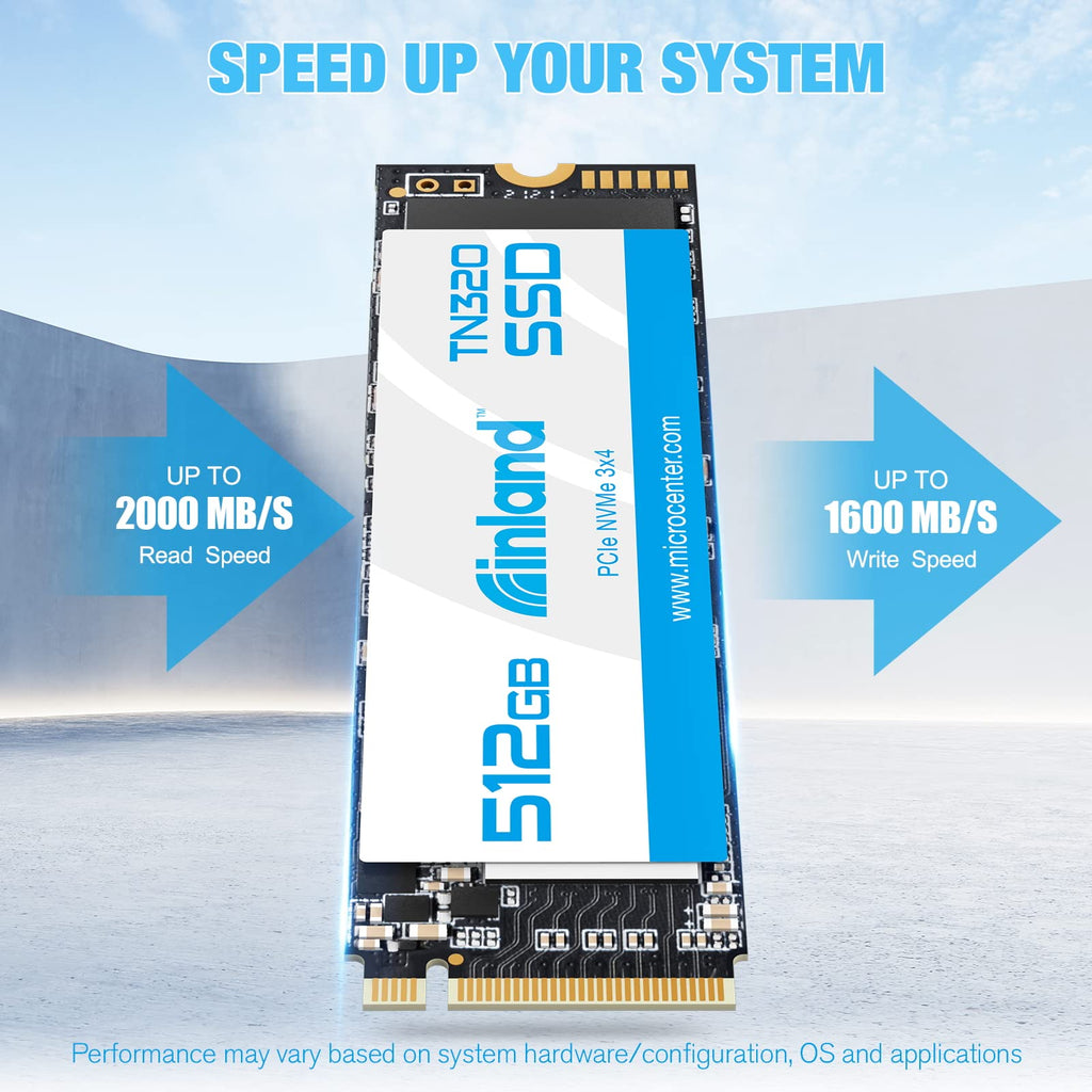 512GB NVMe M.2 PCIe Gen3x4 Internal Solid State Drive SSD P859954