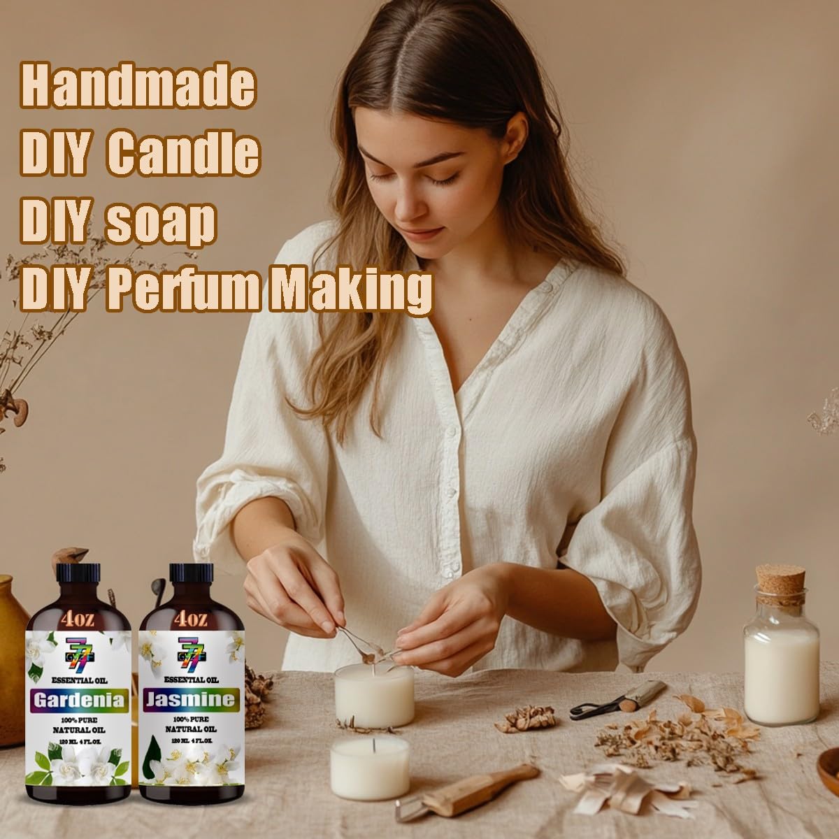 4 Fl Oz Lavender and Jasmine Essential Oil Set Z161093
