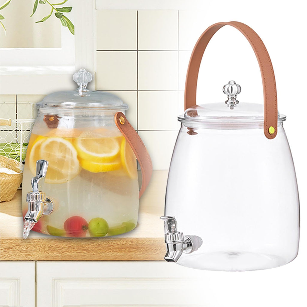 5L Beverage Dispenser Juice Jug with Spigot and Filtering Cold Water Pitcher Z996101