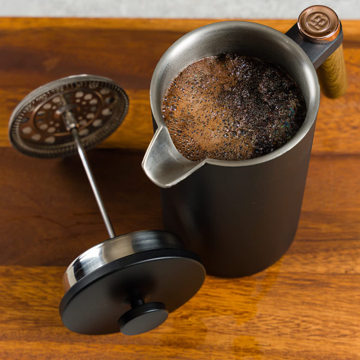 Double-Wall French Press & Carafe, Stainless Steel I199