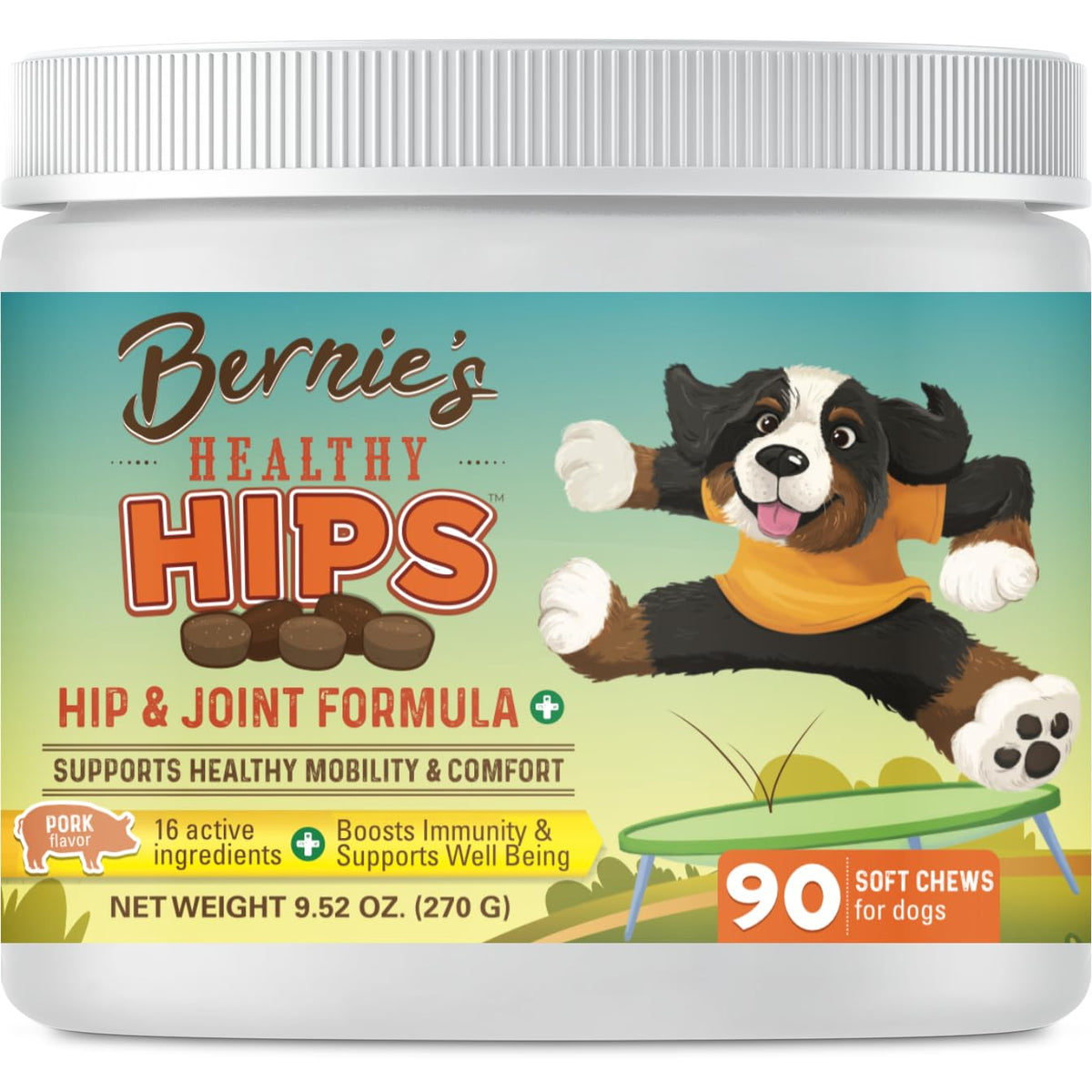 Hip and Joint Supplement for Dogs 90 Ct Soft Chews K860