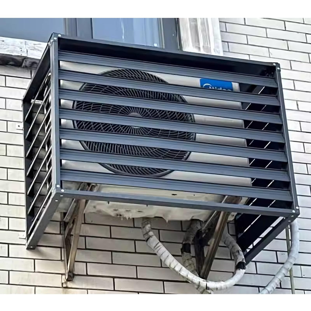 Aluminum 4-Panel AC Condenser Fence A488