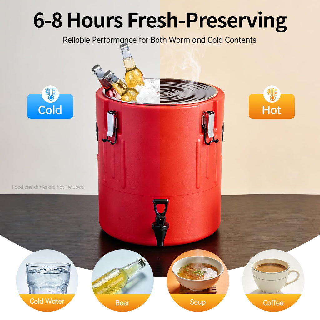 40L Stainless Steel Insulated Drink Dispenser with Faucet N868