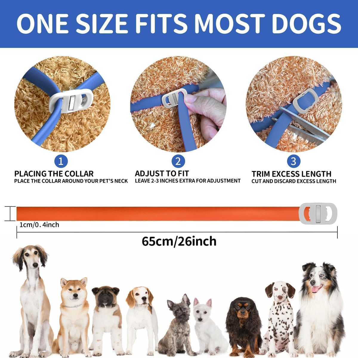 Flea Collar for Dogs 4 Pack P34856