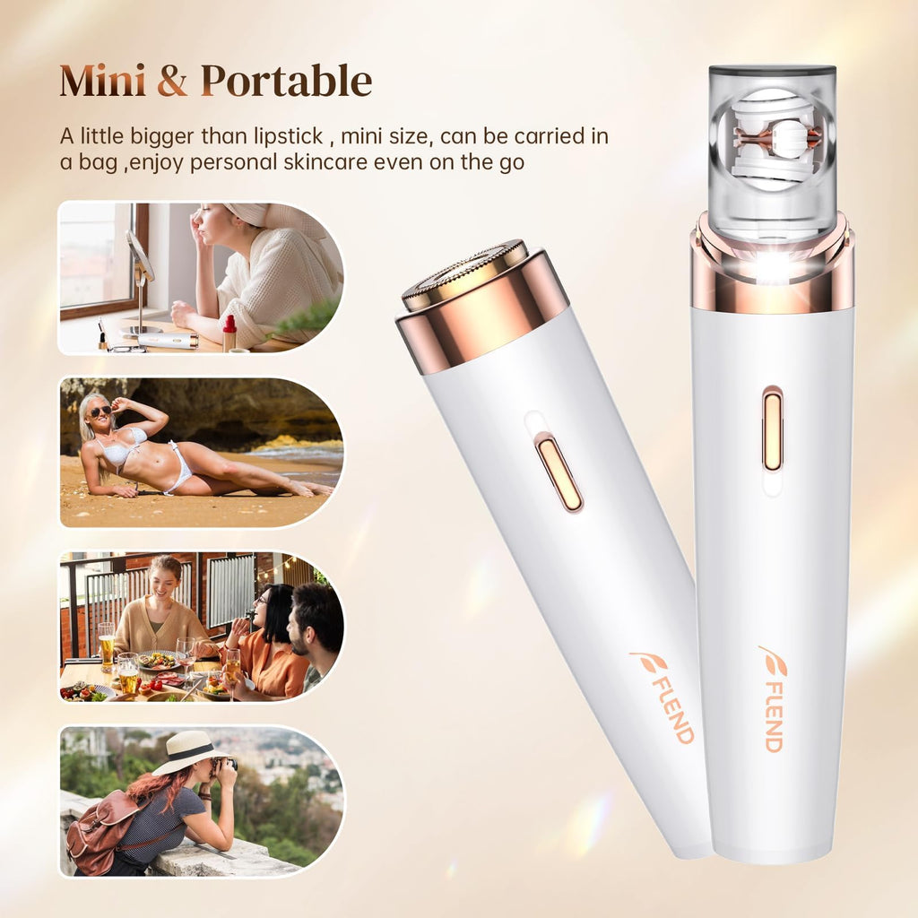 2-in-1 Facial Hair Removal Epilator with LED Light G221059