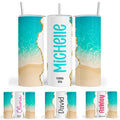 20 oz Custom Skinny Tumbler with Lid & Straw B728327