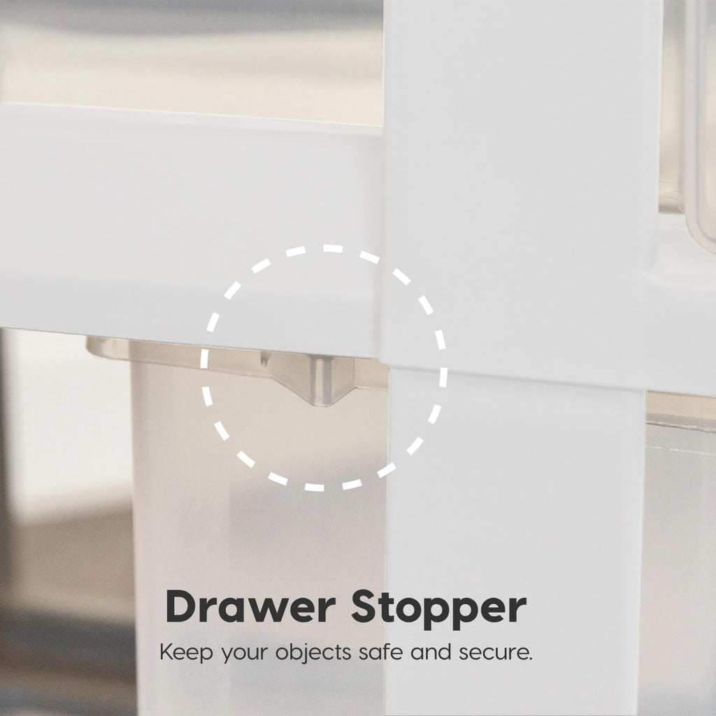 6 Drawer Rolling Storage Cart V7093