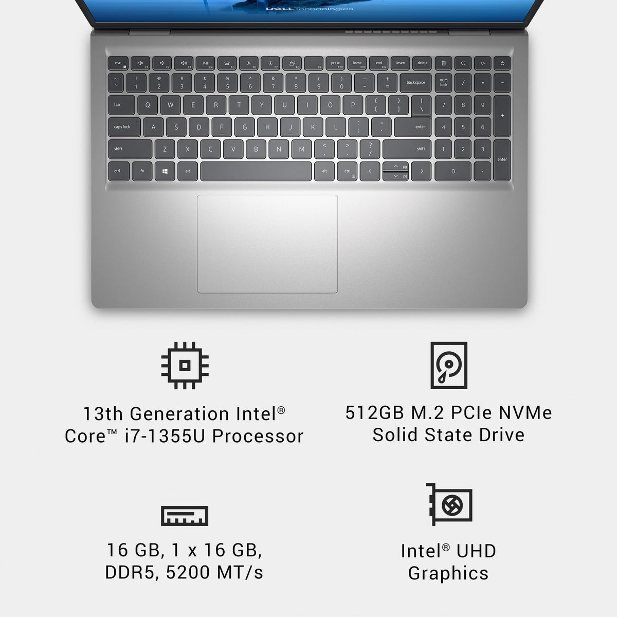 15.6 FHD Laptop Intel Core i7 16GB RAM Windows 11 Home M815