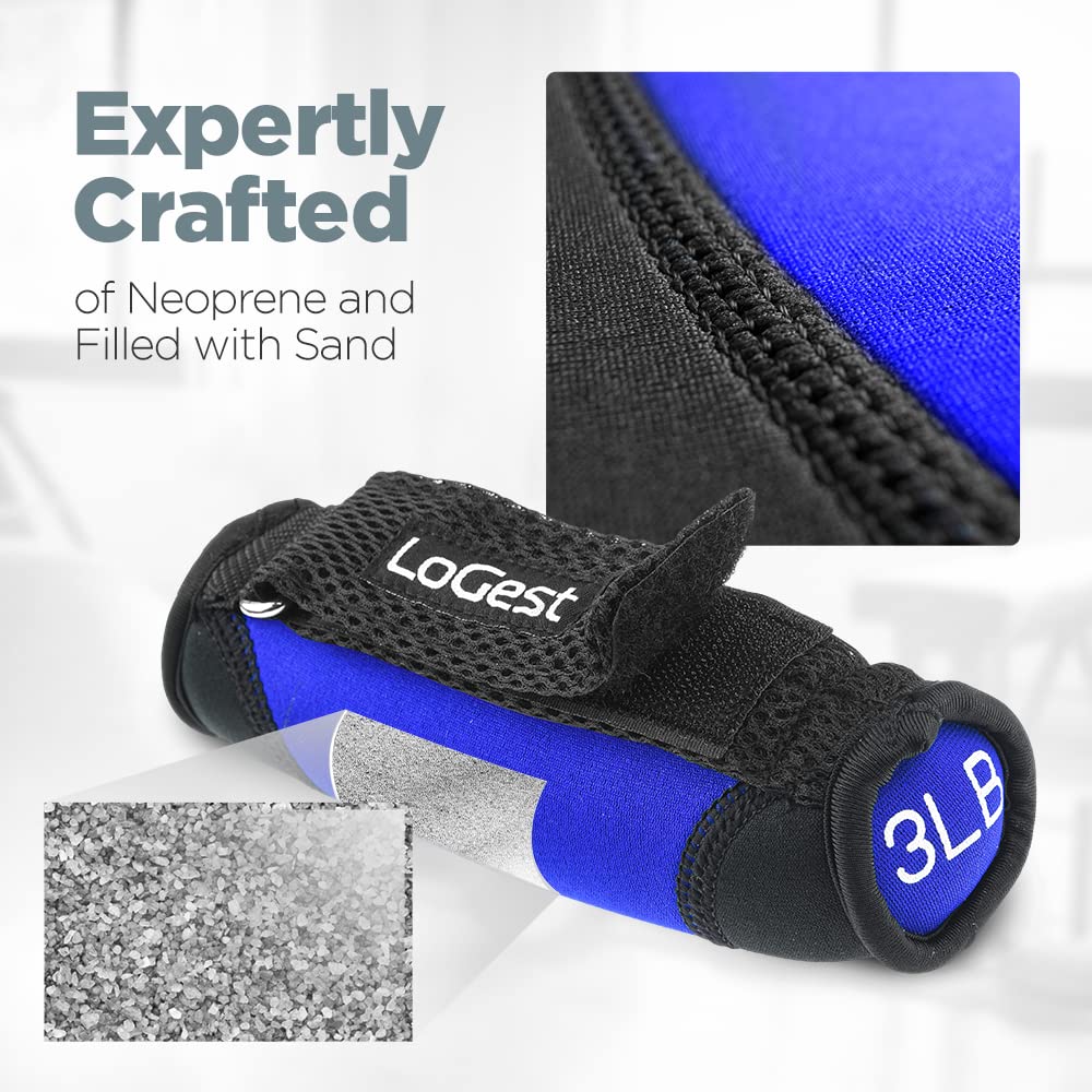 Soft Hand Weights with Straps H67721
