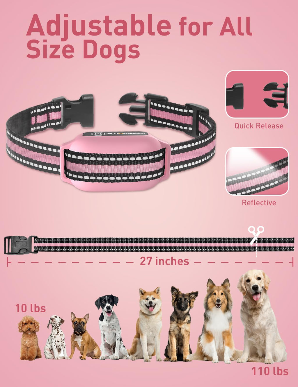 Beep and Vibrating Dog Collar with Remote A549253