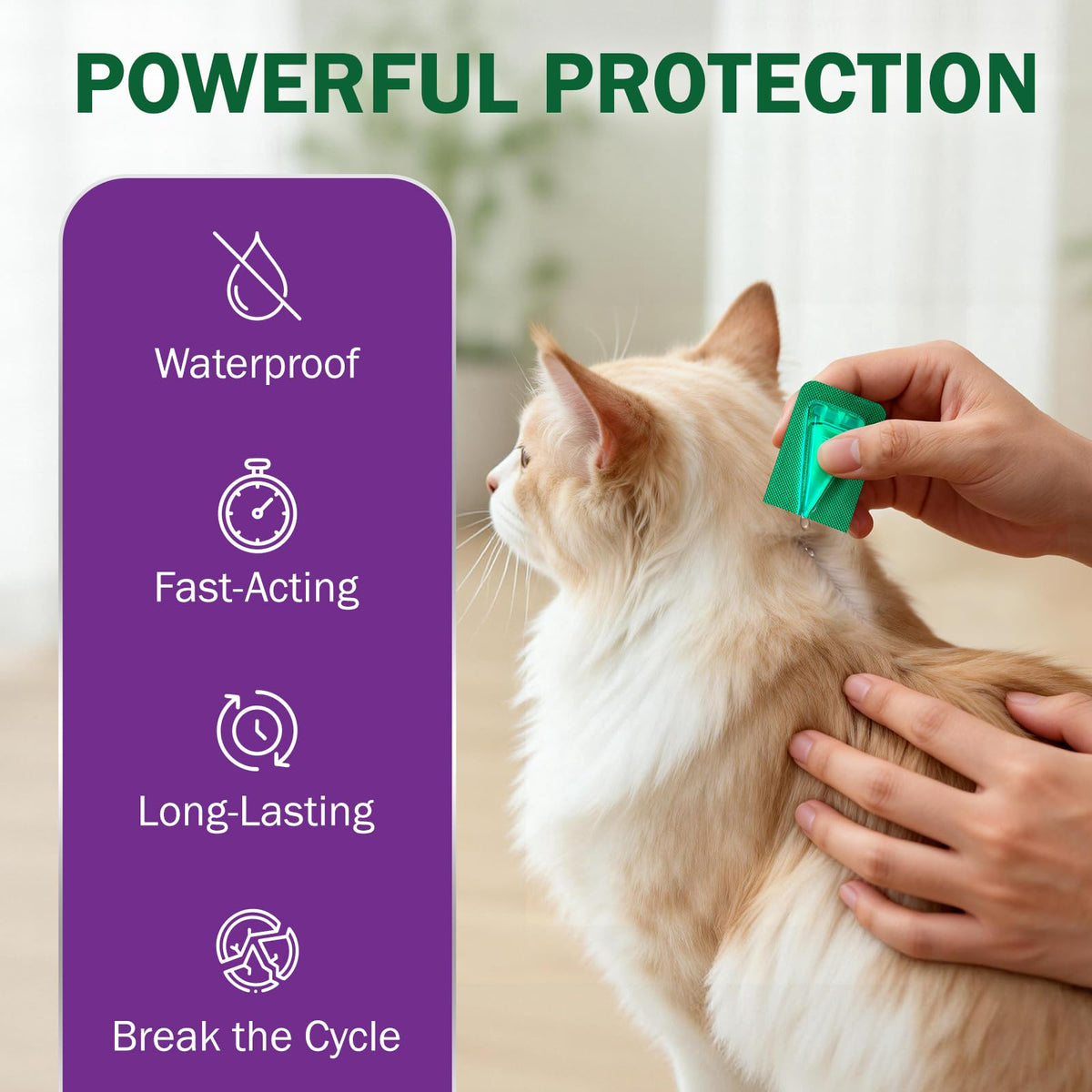 Flea and Tick Prevention for Cats Over 1.5 lbs G70277