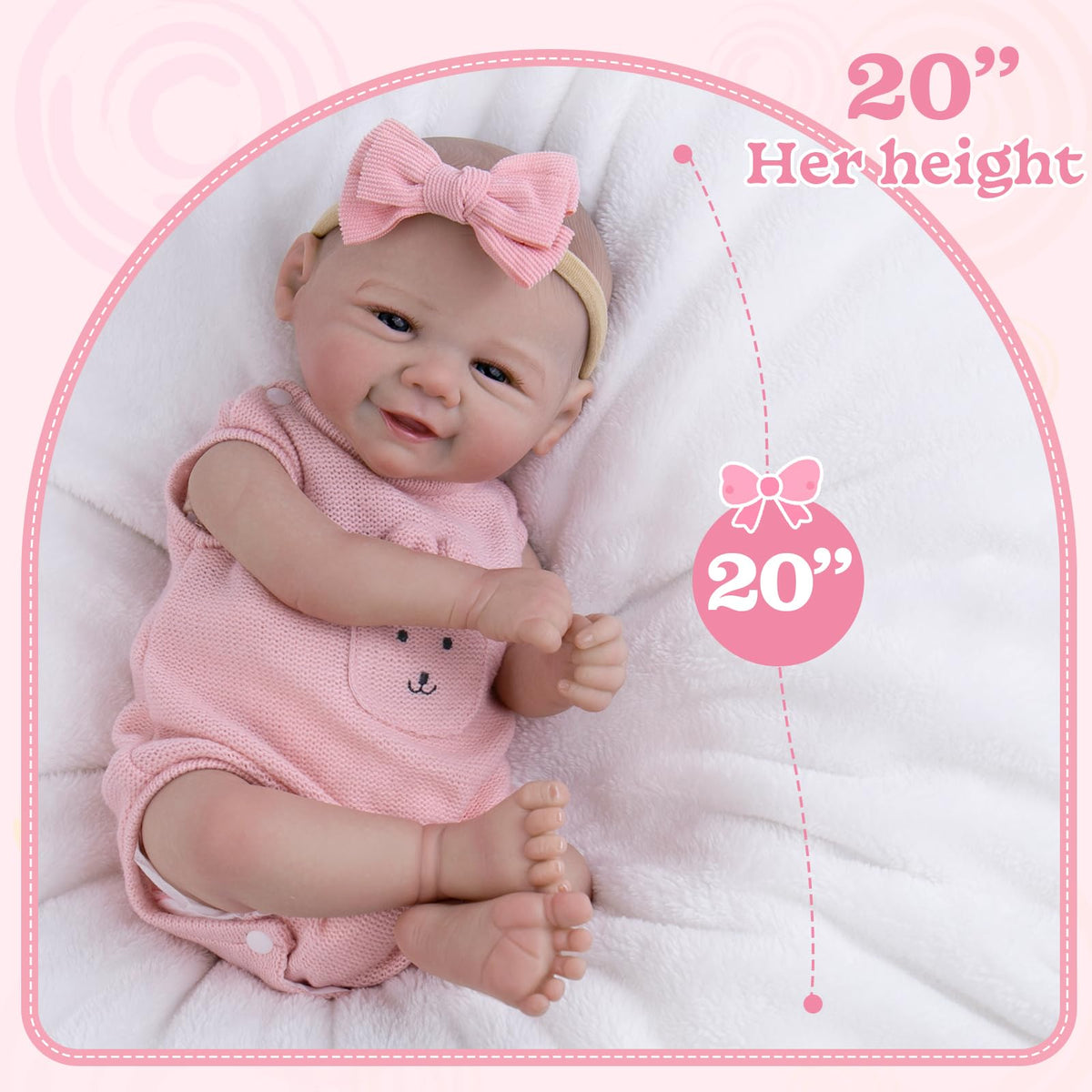 Realistic Reborn Baby Dolls with Flexible Limbs E5705