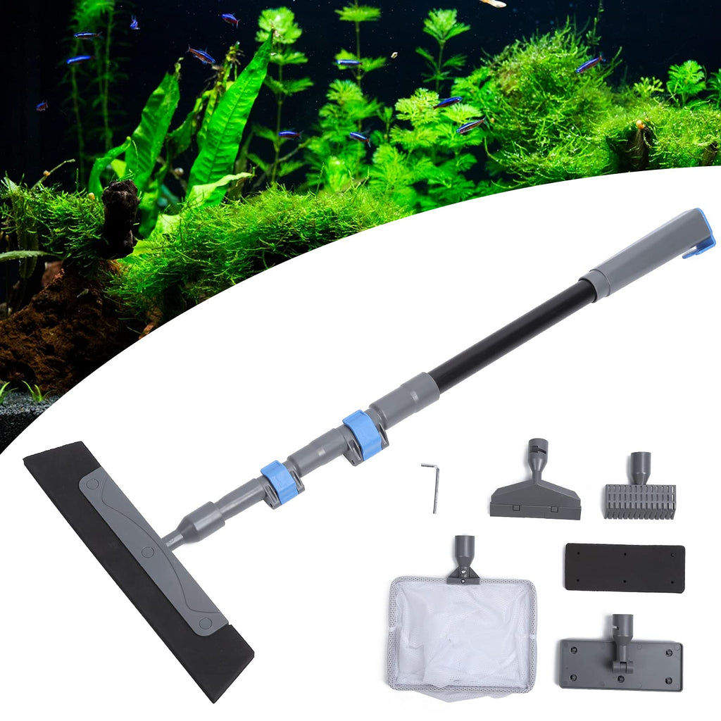 5 in 1 Aquarium Cleaning Tool Kit with Long Handle G79469