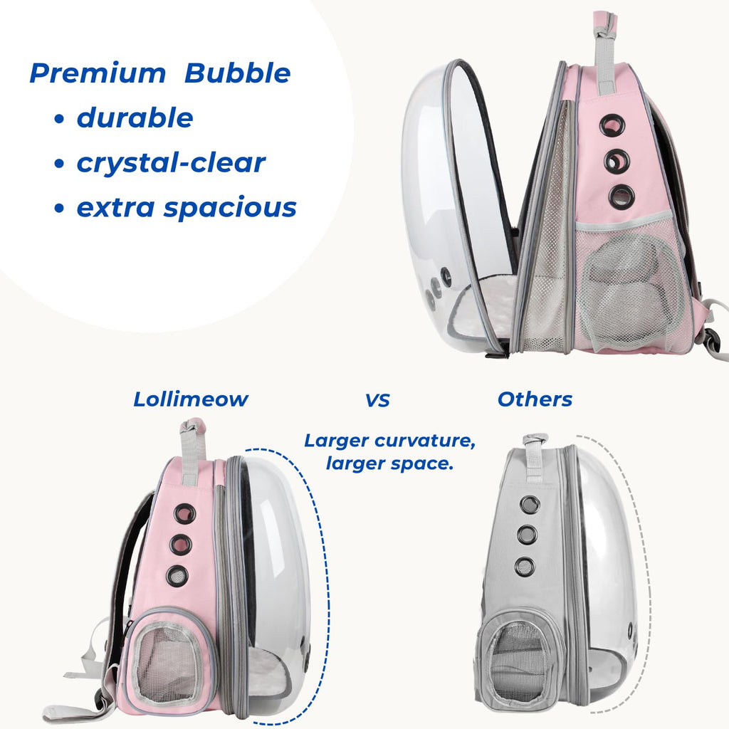 Expandable Cat Backpack with Mini Fan B390204