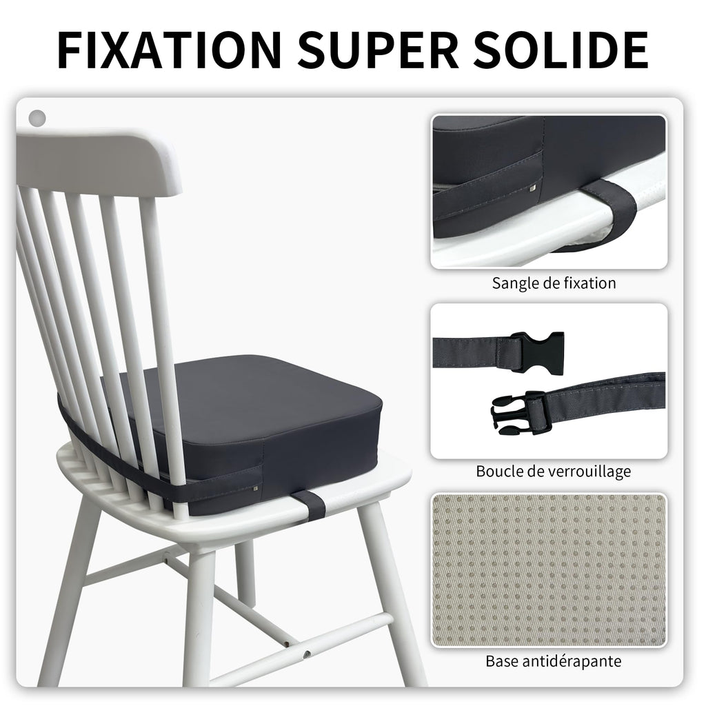 Waterproof High Density Foam Toddler Booster Seat with Non-Slip Bottom H91713