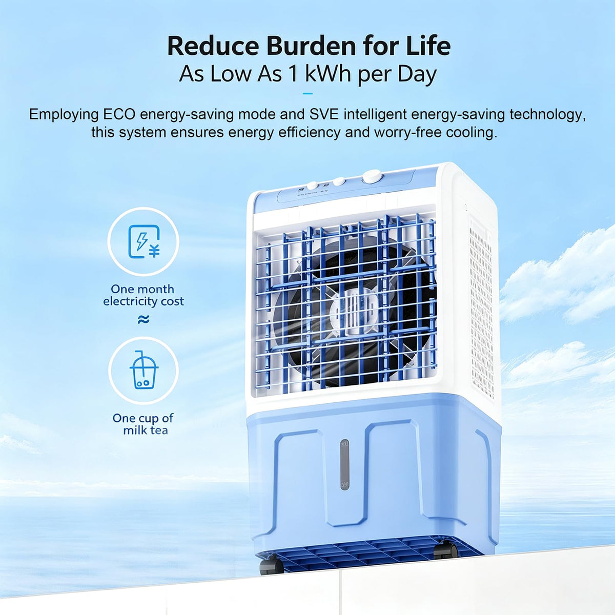 Remote Control Evaporative Air Cooler 20L J689490