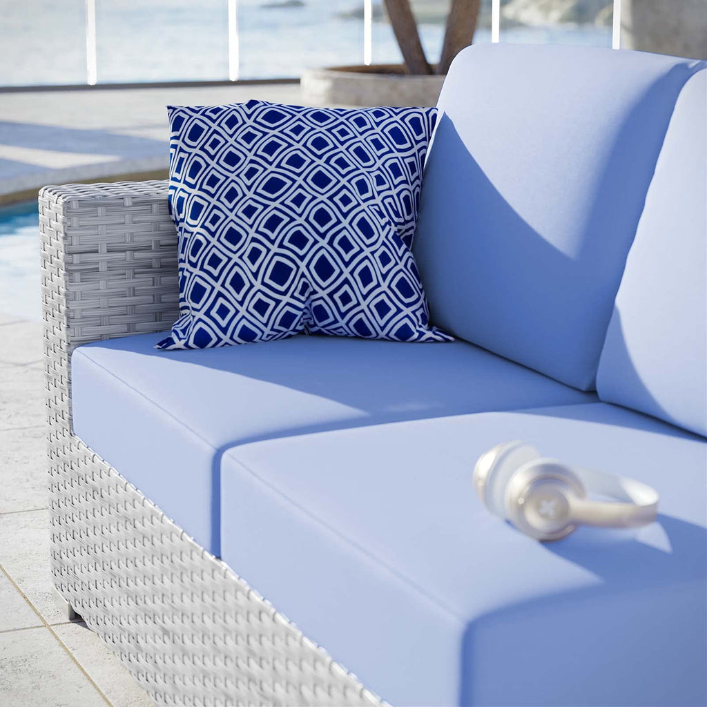Rattan Wicker Loveseat Sofa A7556