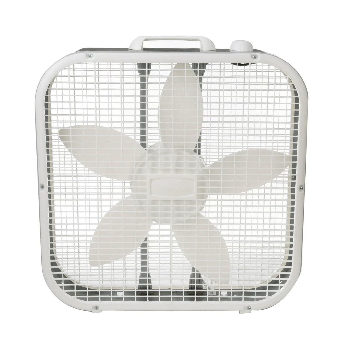 20" Classic Box Fan, 3 Speeds, White E46898