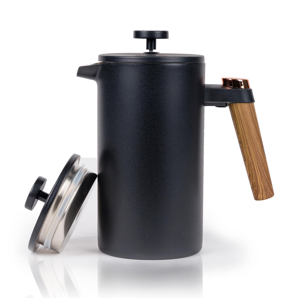 Double-Wall French Press & Carafe, Stainless Steel I199