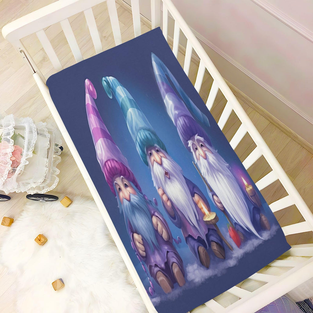 Soft Microfiber Fitted Crib Sheets for Standard Size Baby Mattress I3324