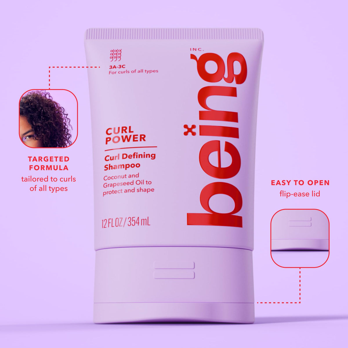 Curl Defining Shampoo and Conditioner Set with Coconut and Grapeseed Oil G644