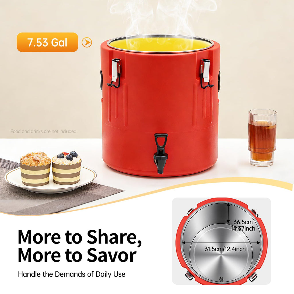 40L Stainless Steel Insulated Drink Dispenser with Faucet N868