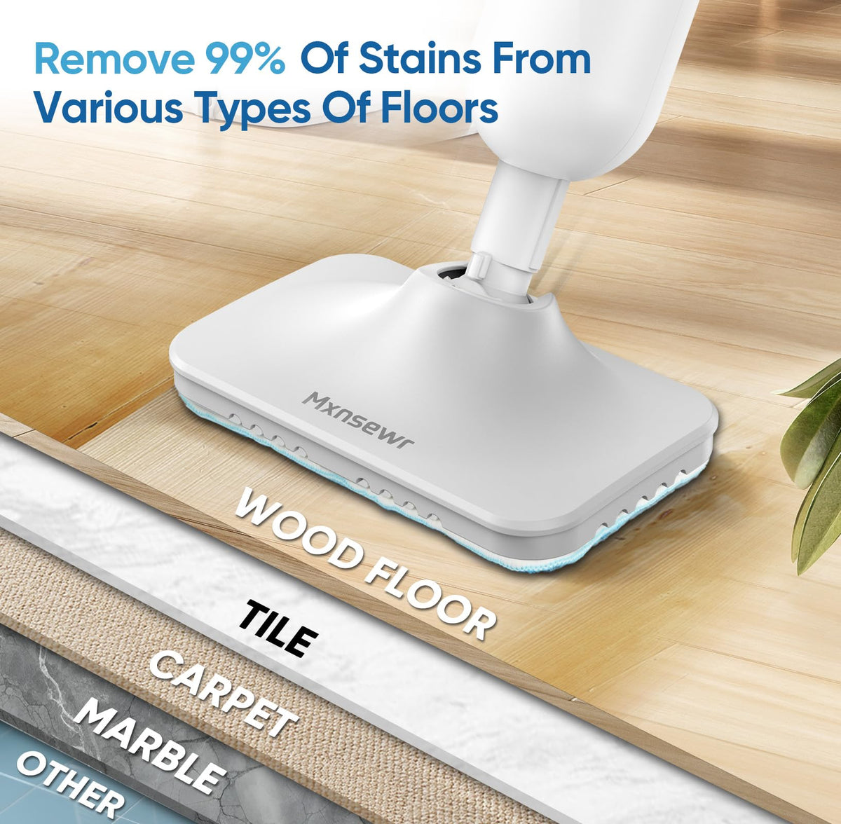 Multi-Functional Steam Mop with 2 Steam Level D376183