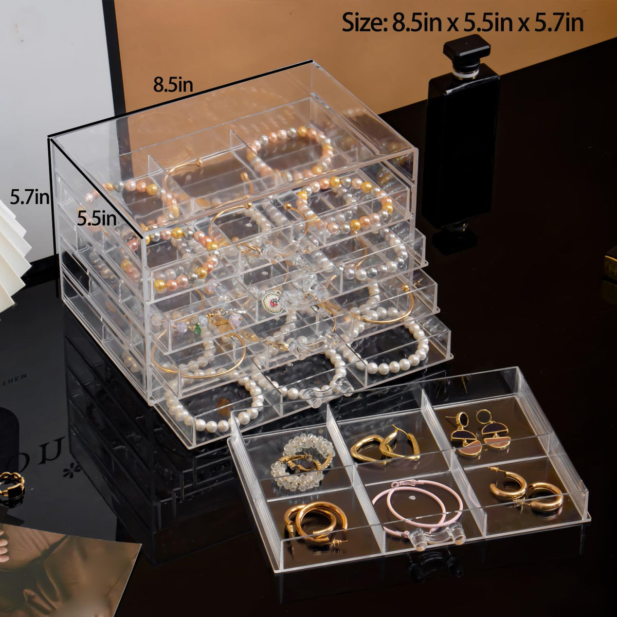 Earring Organizer Box 30 Compartments T366959