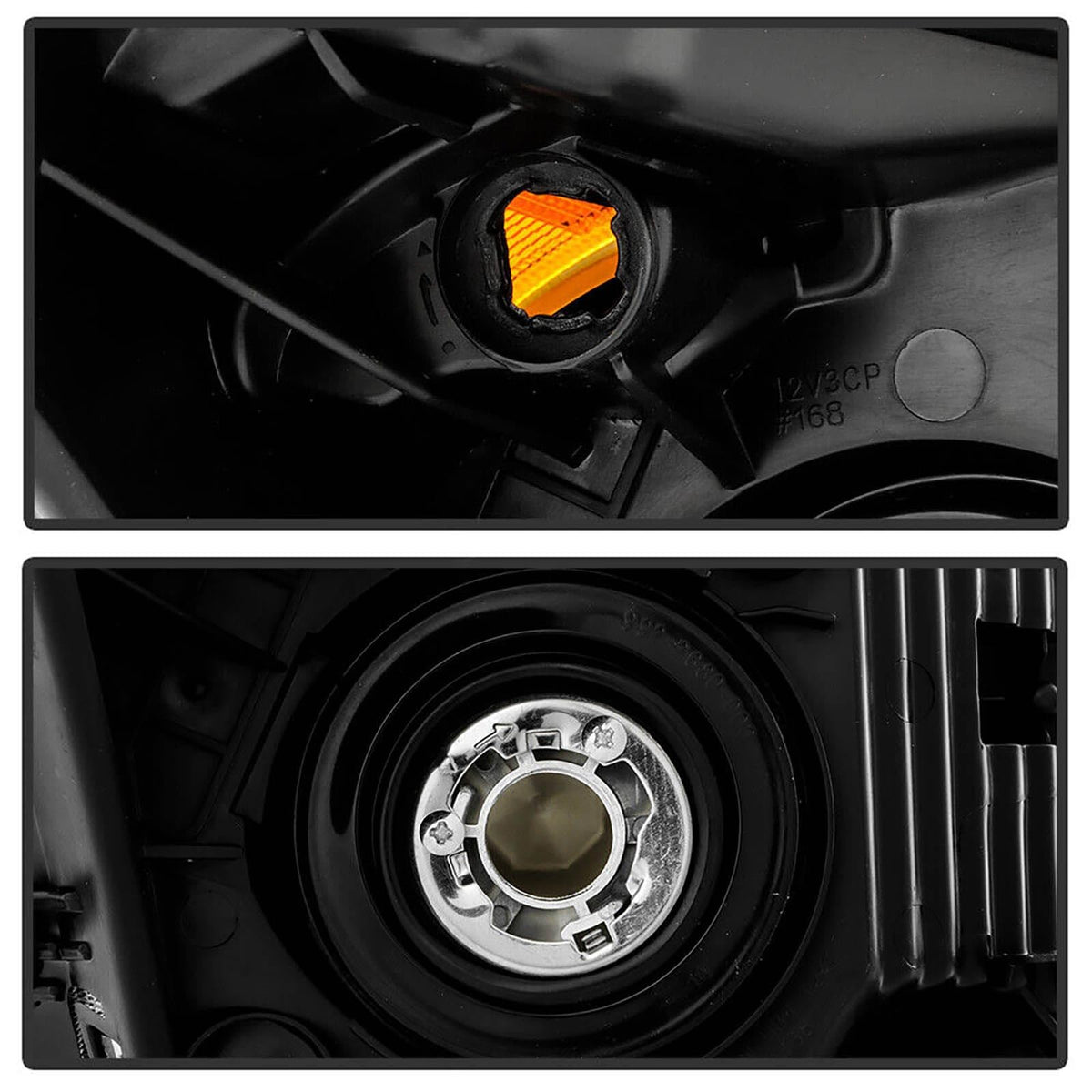 Headlights with Amber Reflector Y661