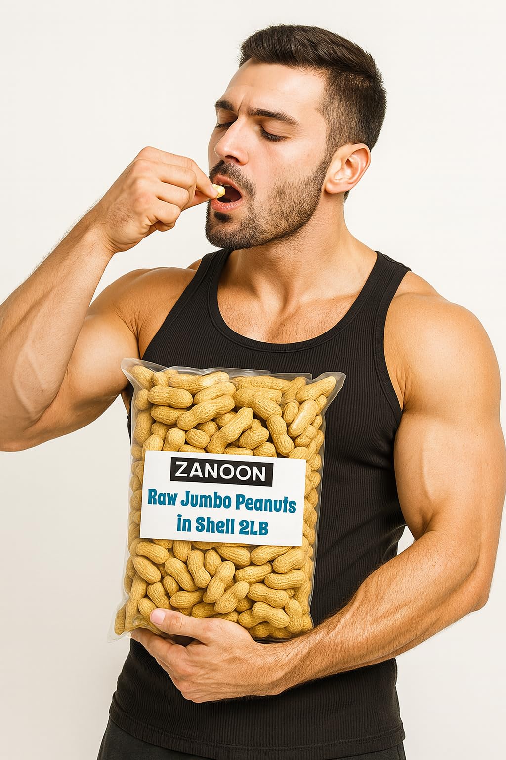 2LB Natural Unsalted Peanuts in Shell Z770034