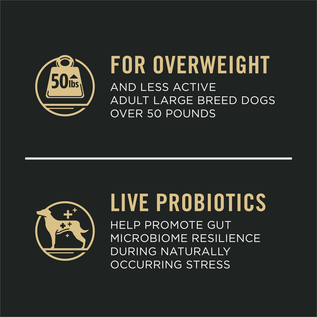 Weight Management Large Breed Dog Food Chicken 34 lb Bag O1804