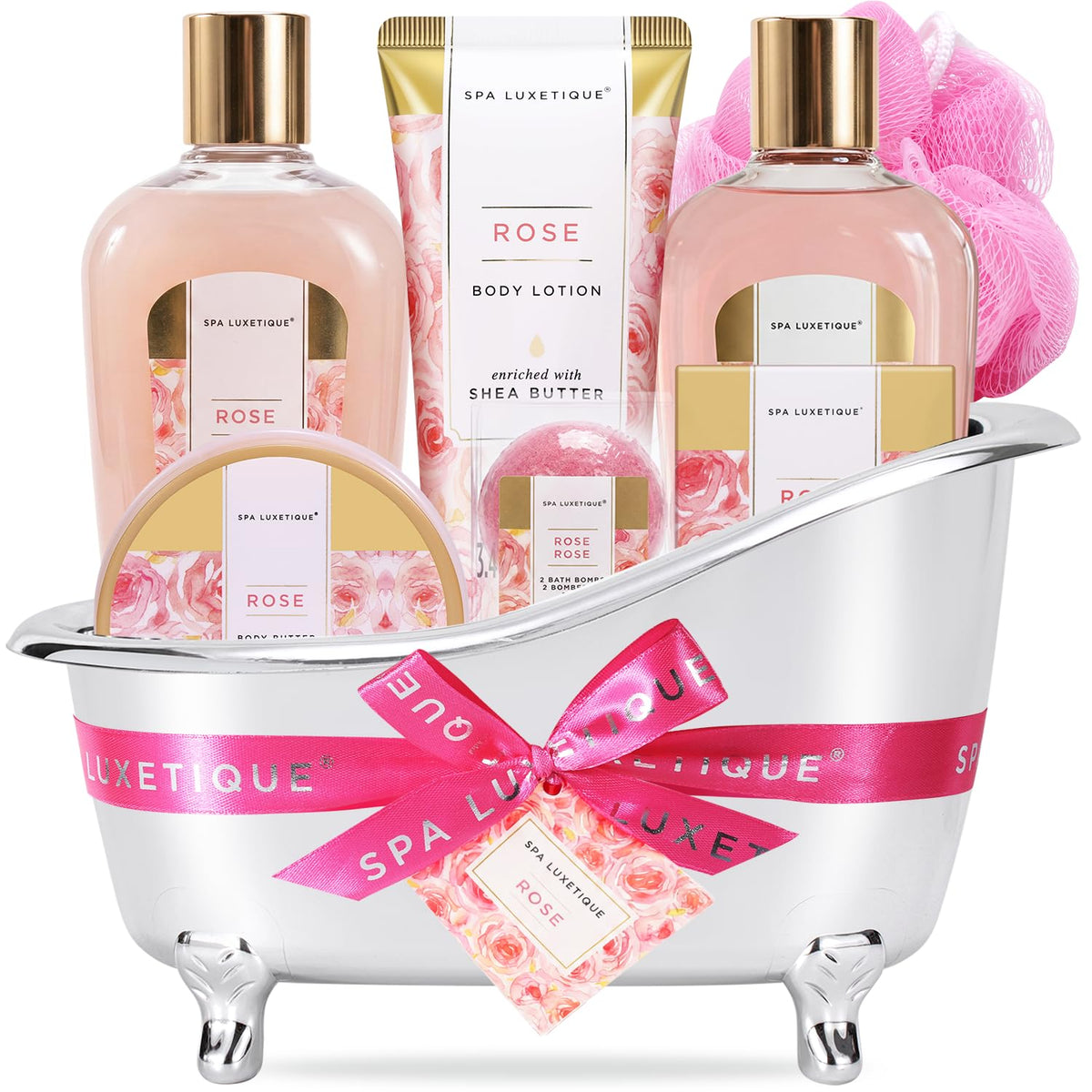 8 Pcs Rose Spa Gift Set K1424