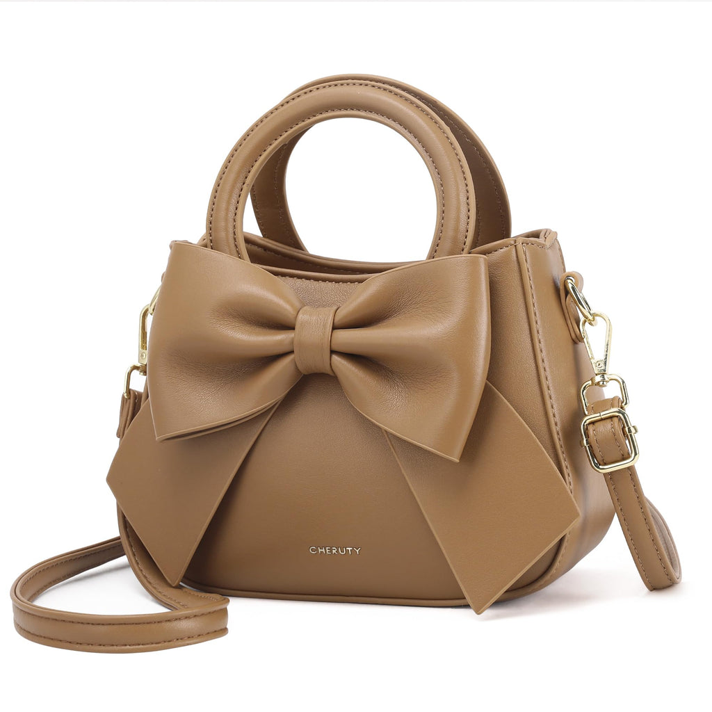 Vegan Leather Crossbody Bag with Top Carry Handle P243