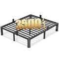 10 Inch Queen Metal Bed Frame with Headboard T522732