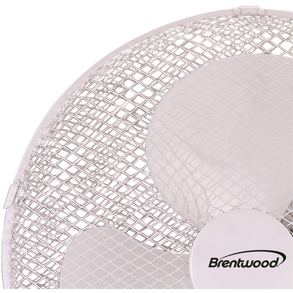 White 16-inch 3-Speed Oscillating Stand Fan G515365