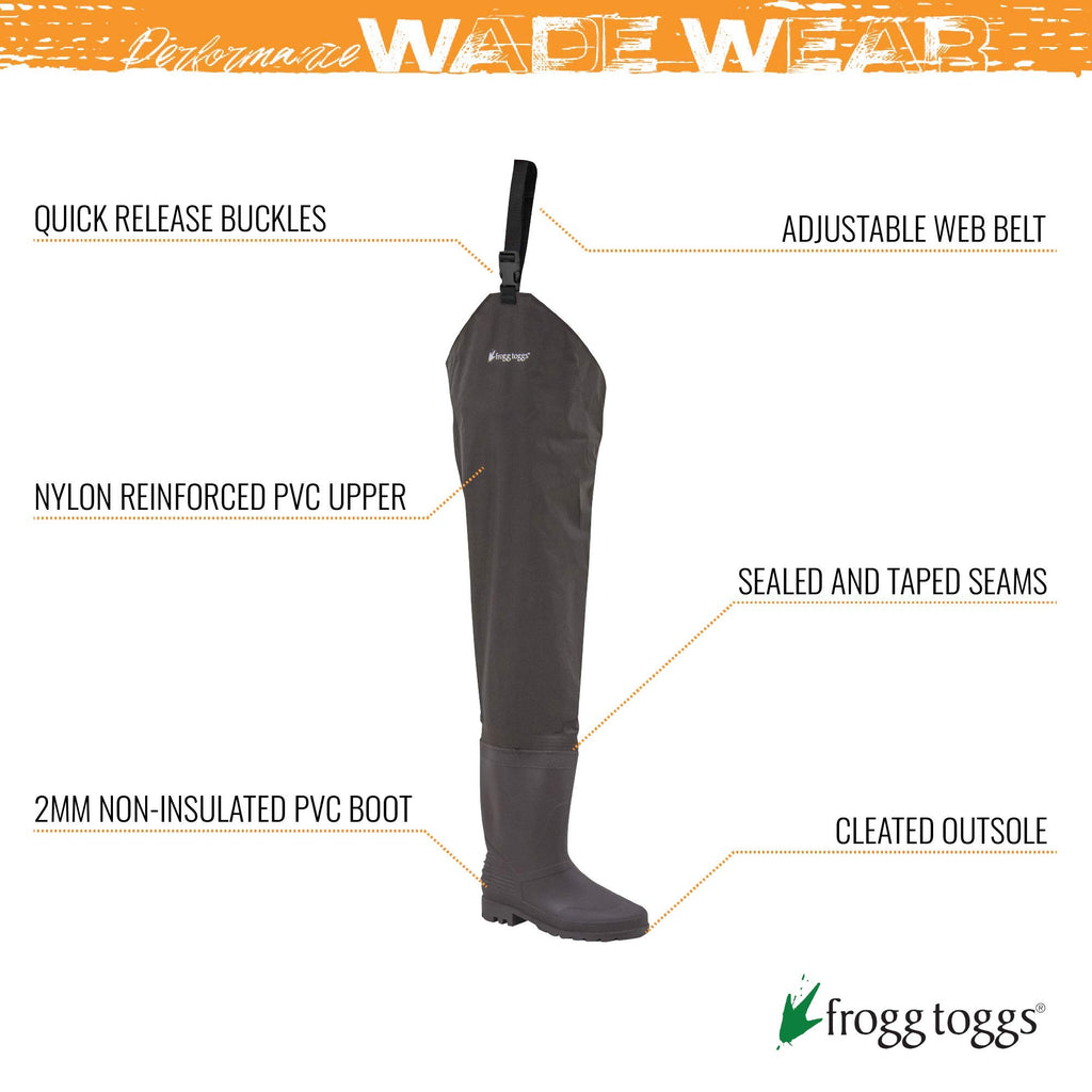 Waterproof PVC Fishing Bootfoot Hip Wader X543