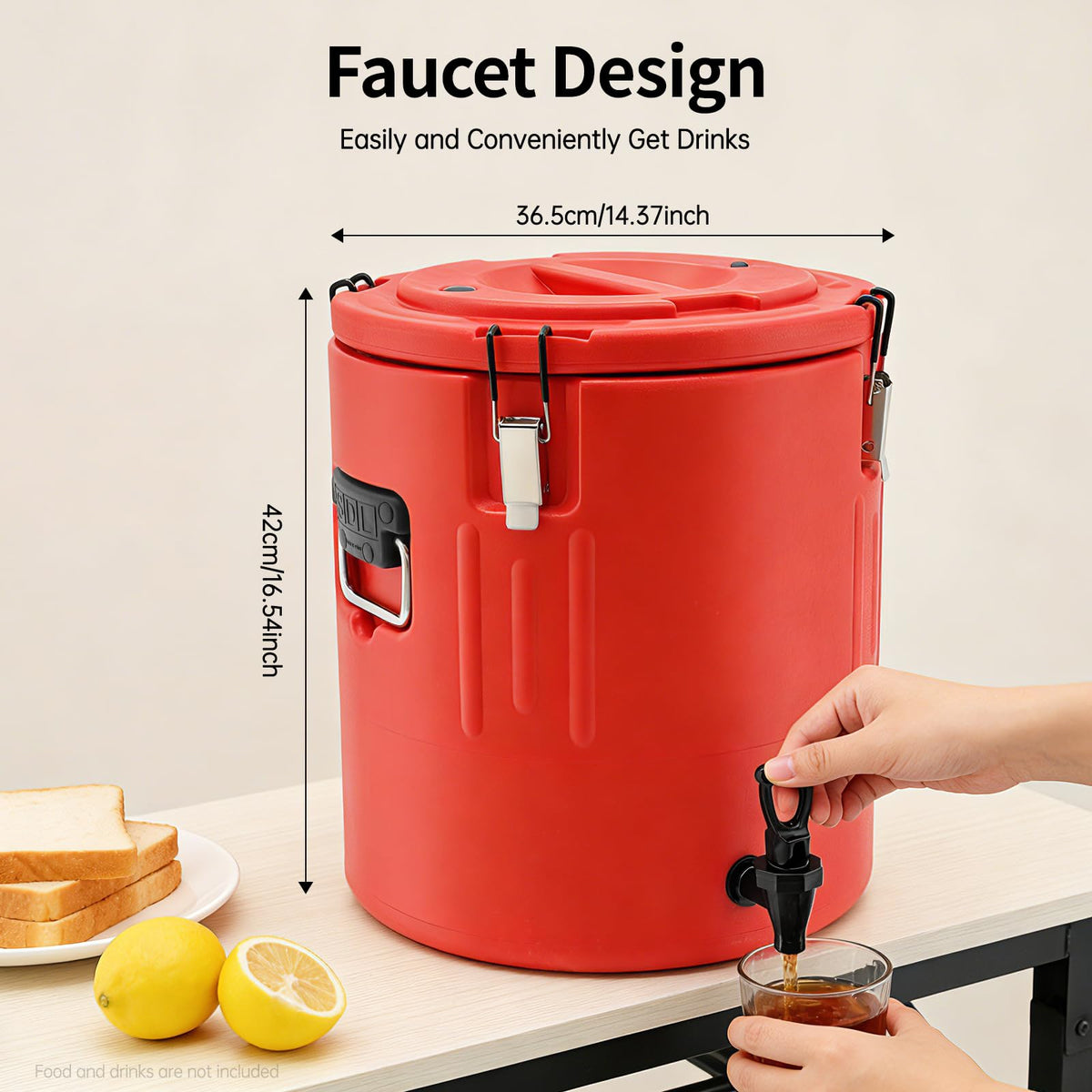 40L Stainless Steel Insulated Drink Dispenser with Faucet N868