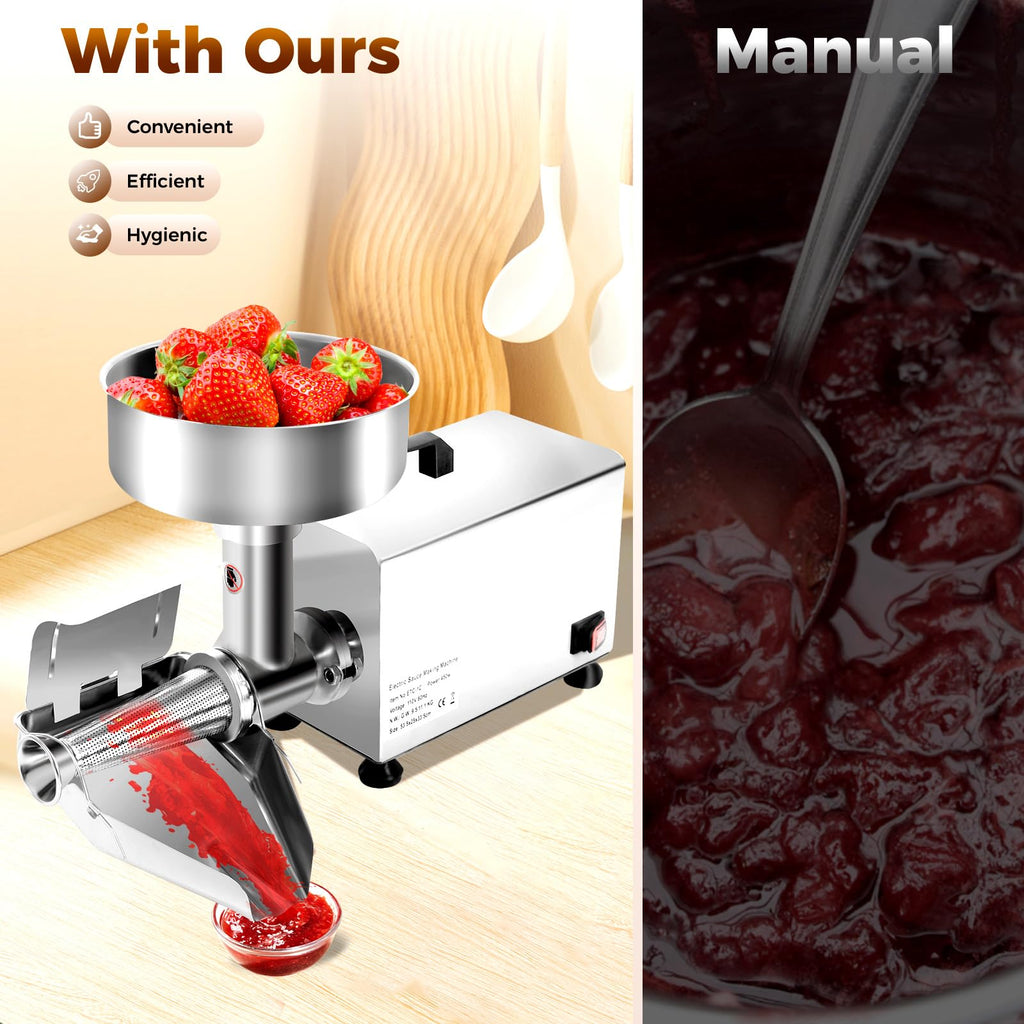 110v 450w Stainless Steel Electric Tomato Strainer K533