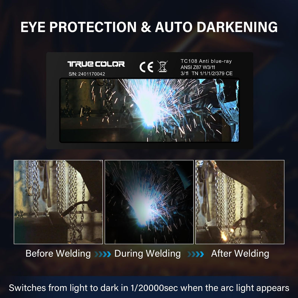 Auto Darkening Welding Lens 2x4 1/4 P92425