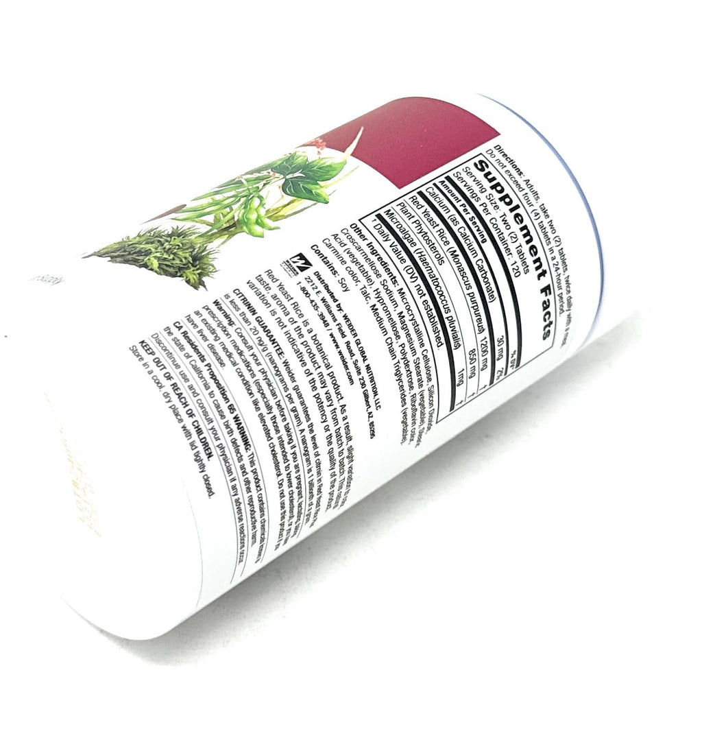 Red Yeast Rice 1200 mg 240 Tablets S42030