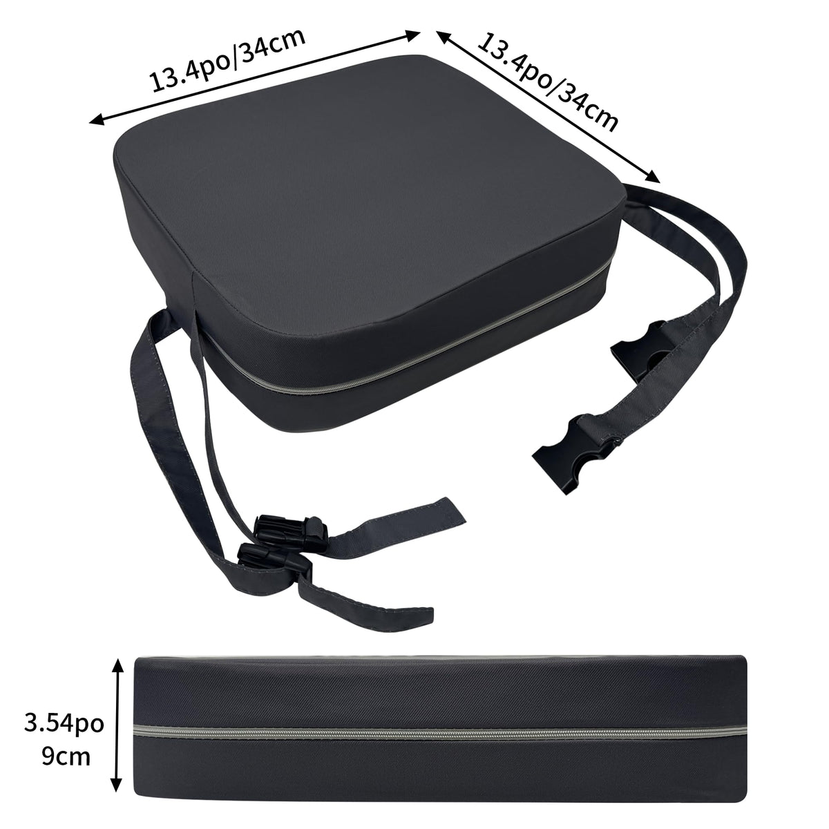 Waterproof High Density Foam Toddler Booster Seat with Non-Slip Bottom H91713