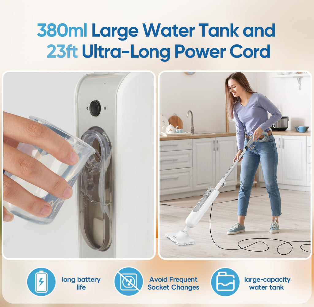 Multi-Functional Steam Mop with 2 Steam Level D376183