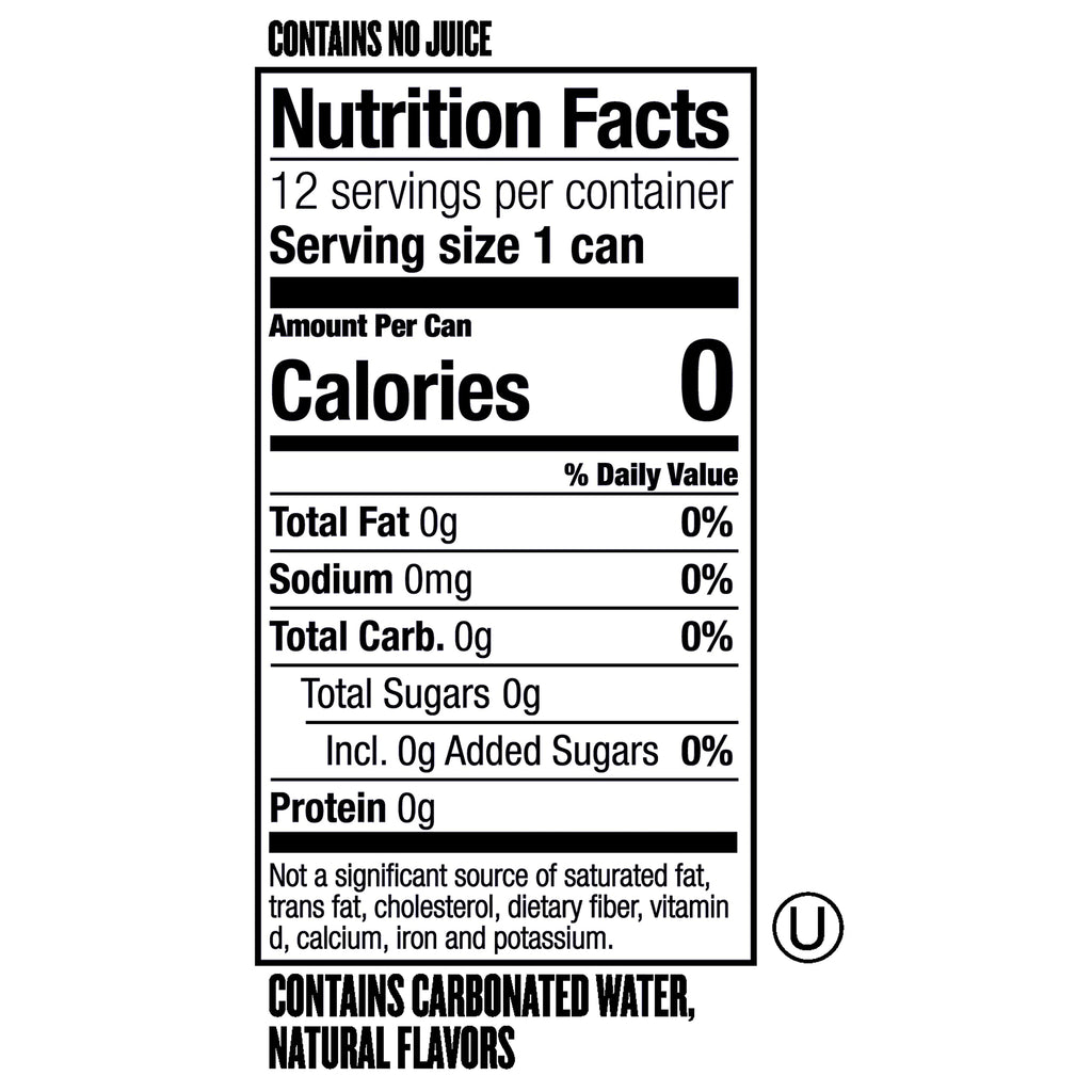 Ruby Red Grapefruit Seltzer Water 12 fl oz 12 Pack X655